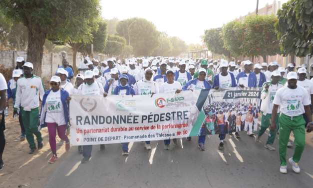 Prélude JID 2024 : randonnée pédestre de l&rsquo;AIOD à Thiès