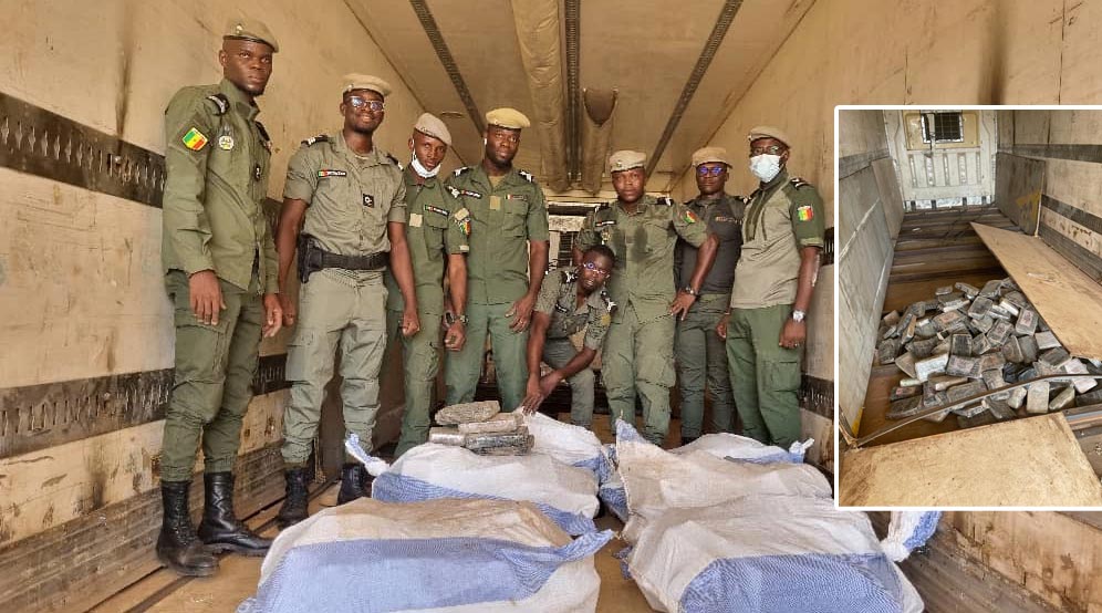 Lutte contre le trafic international de drogues : 300 kg de cocaïne saisis par la Douane de Kidira