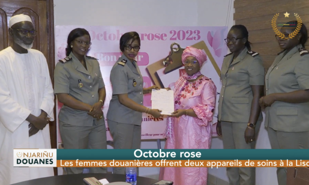 Octobre Rose : les femmes douanières offrent deux appareils d&rsquo;imagerie et de soins à la Lisca