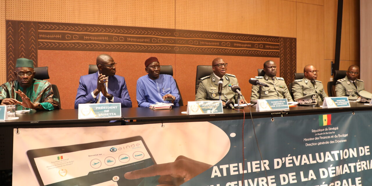 ATELIER D’ÉVALUATION DE LA DÉMATÉRIALISATION INTÉGRALE DISCOURS D&rsquo;OUVERTURE DU DIRECTEUR GÉNÉRAL DES DOUANES