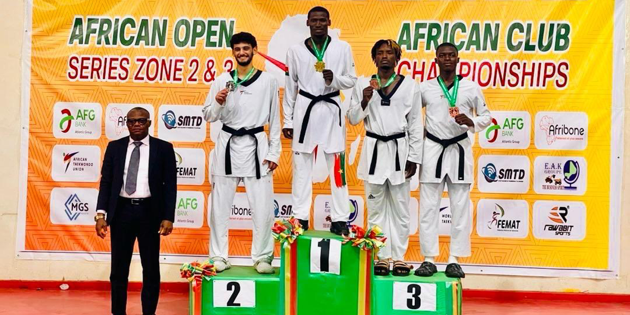 Sport – Open Série 2 de Taekwondo de Bamako: Abdoul Ahad Diouf de l’AS Douanes remporte la médaille d&rsquo;or