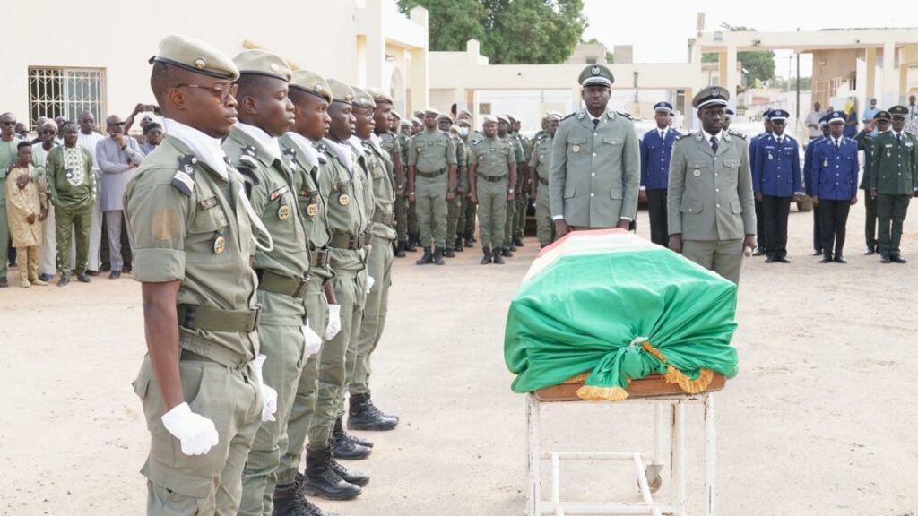 Cérémonie de levée de corps de l’AC Adama NDIAYE