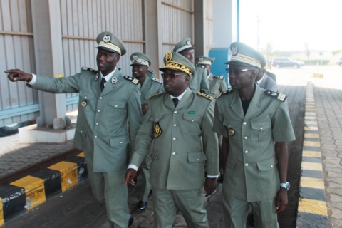 Senegal&rsquo;s Customs Director-General, Papa Ousmane Gueye, at the inauguration of Rosso&rsquo;s mobile scanner