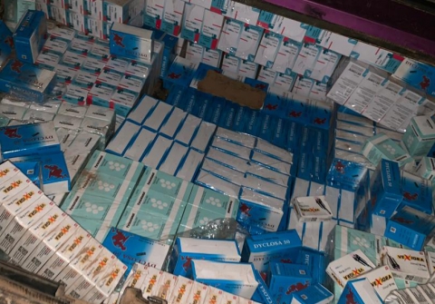 1. 73 boxes and 13 bags of counterfeit medicines seized at the Kalifourou unit (Kolda Subdivision)